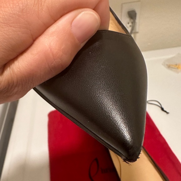 Christian Louboutin black flats, size 39 (fit like size 8 to me) - Picture 11 of 12